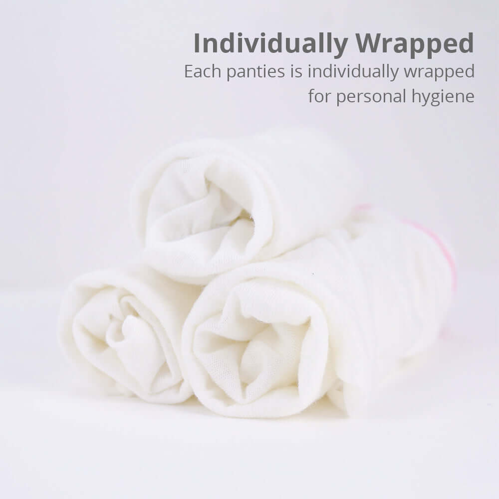 Disposable Ladies' Cotton Panties (4 pcs) - FEMY Wellness