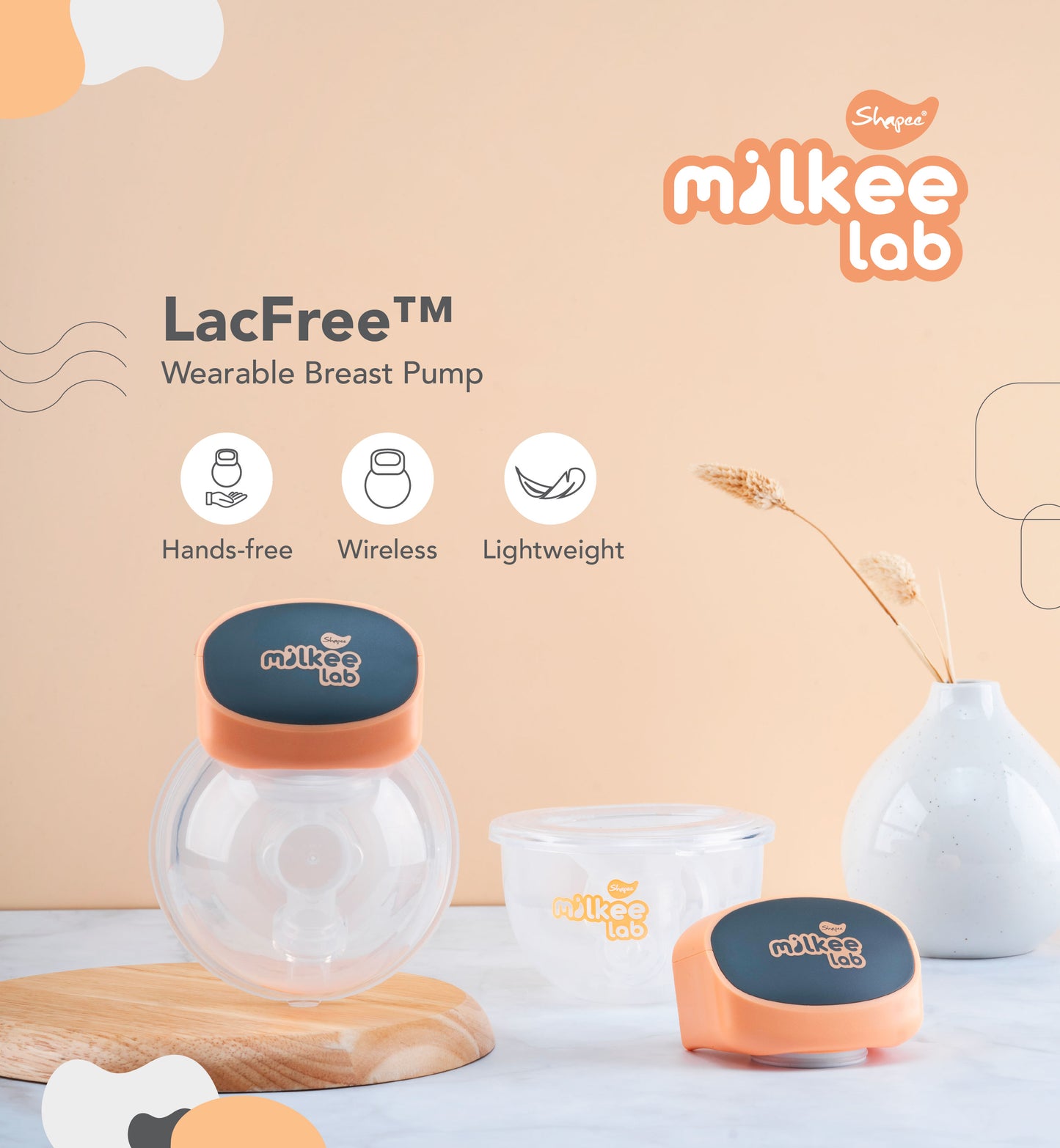 LacFree Wearable Breastpump 1.0  (1 unit) - FEMY Wellness