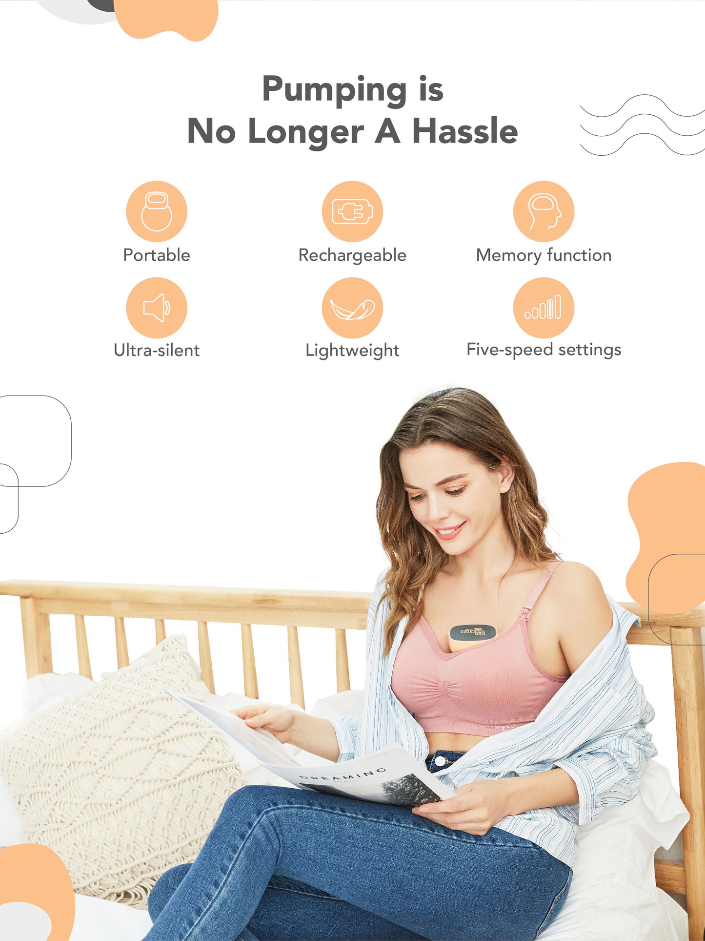 LacFree Wearable Breastpump 1.0  (1 unit) - FEMY Wellness