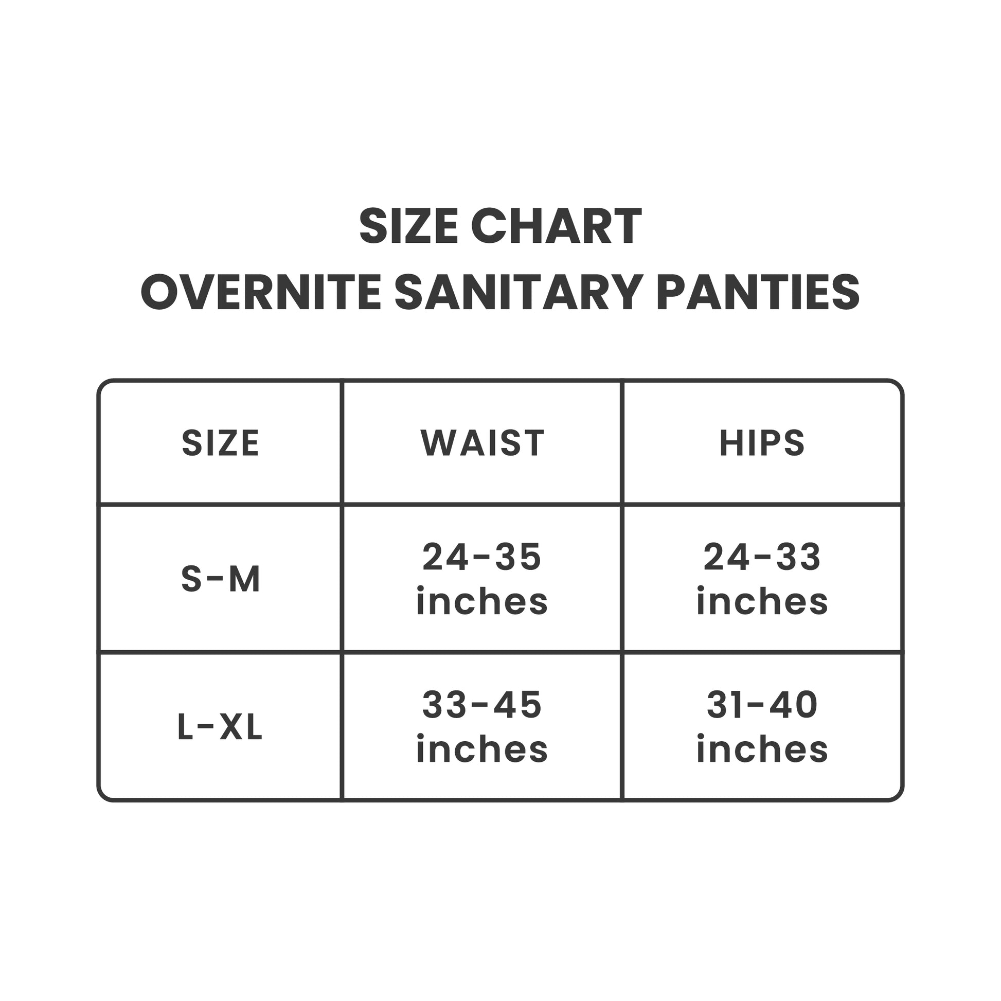 Overnite Sanitary Pants (3 pcs) - FEMY Wellness